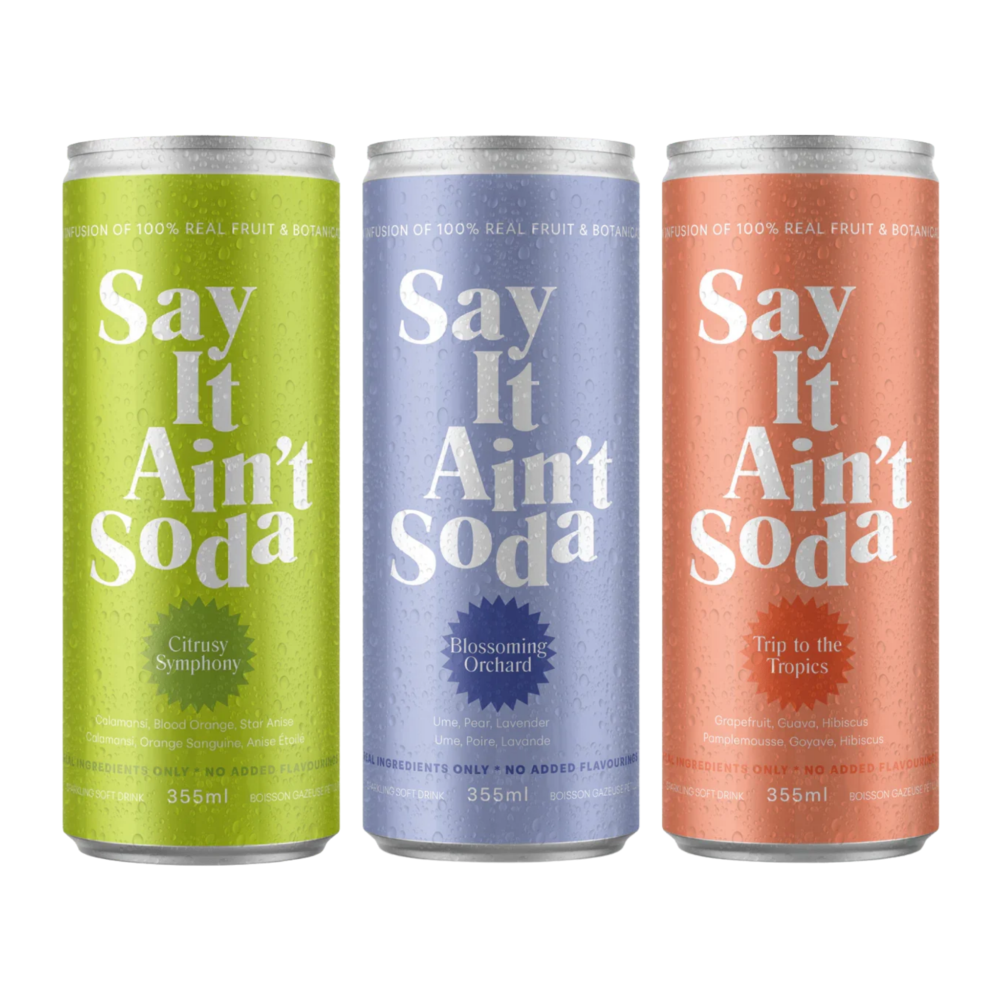 Say it Ain't Soda - Variety 12 Pack – The Sobr Market