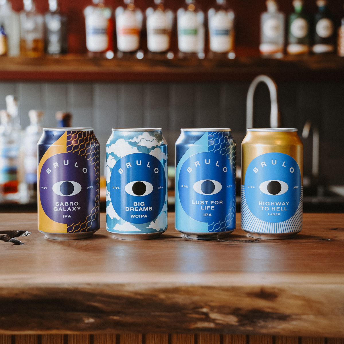 Curated craft non-alcoholic beers from Brulo available at The Søbr Market