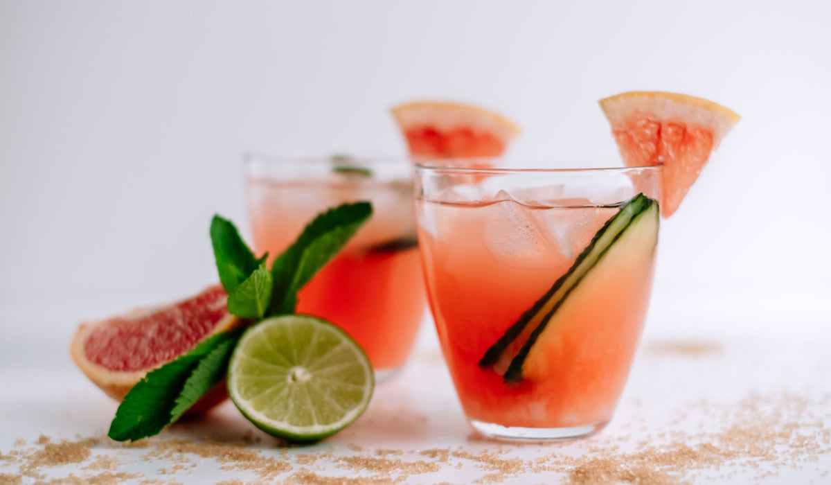 Tart and refreshing non-alcoholic citrus sour mocktail in a coupe glass