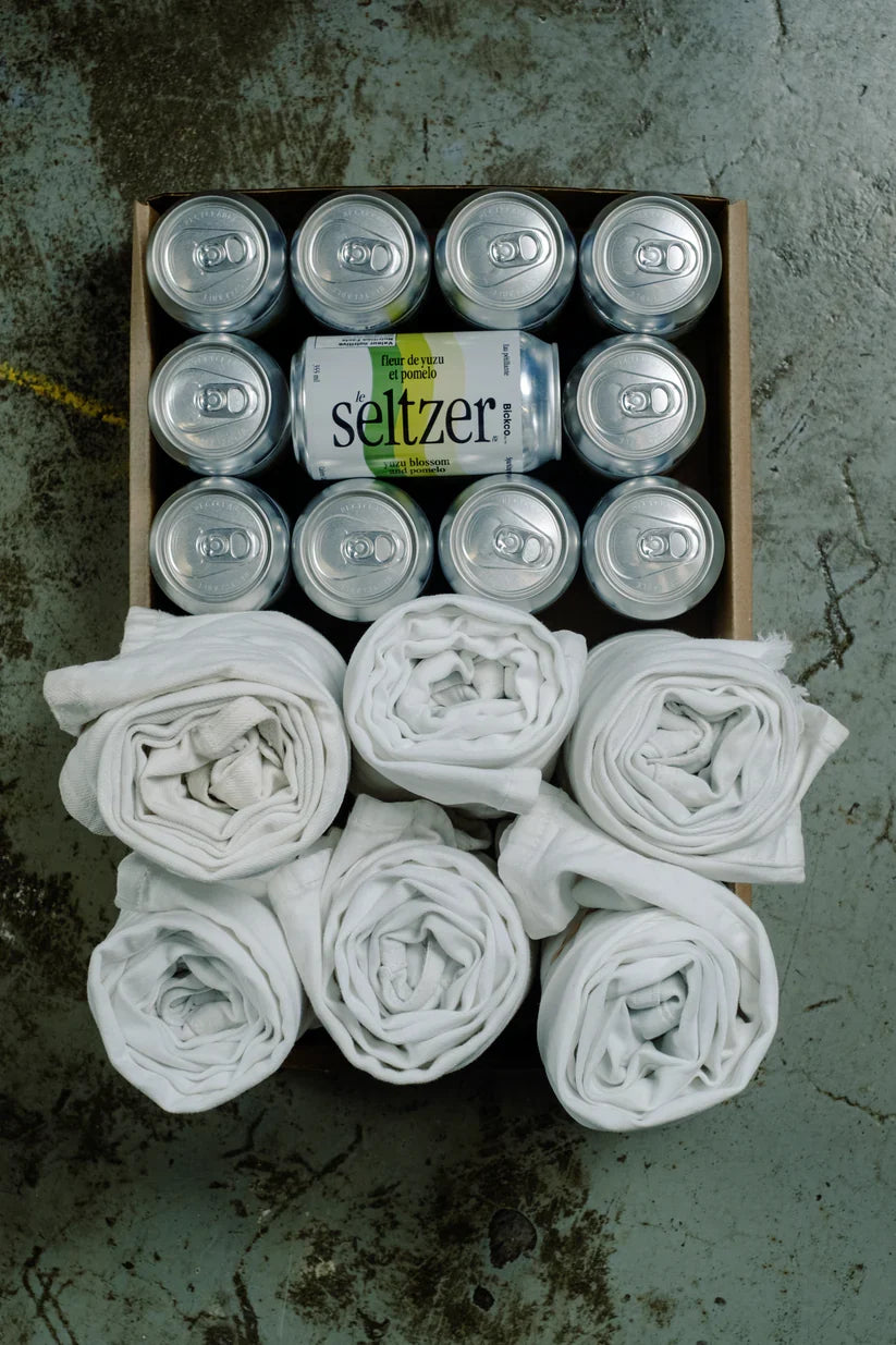 Le Seltzer naturally flavored sparkling water cans with vibrant botanicals