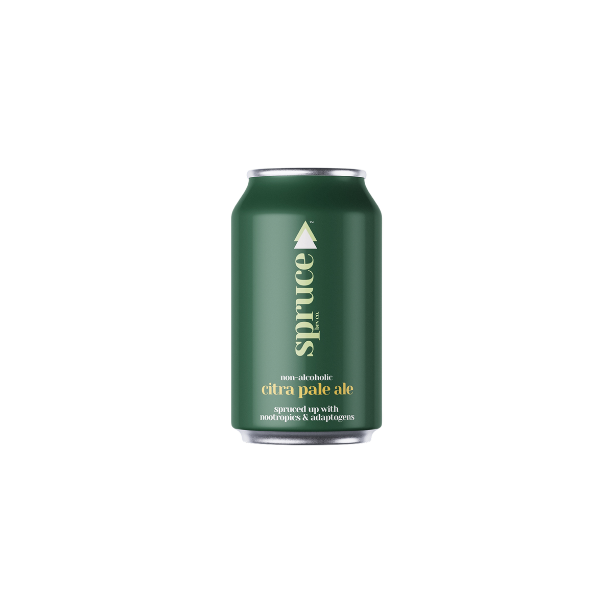 Spruce non-alcoholic Citra Pale Ale can with functional adaptogens