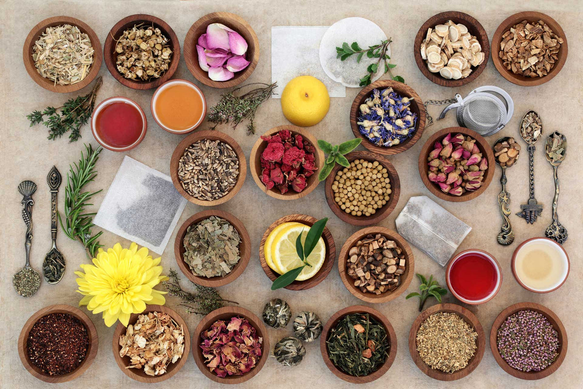 Functional adaptogen wellness beverages and mood-boosting drinks