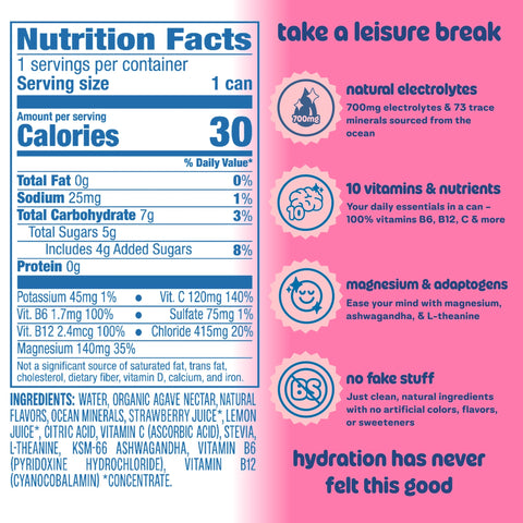 Leisure Hydration - Strawberry Breeze