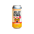 473mL can of Bellwoods Tangerine Grapefruit Jelly King Seltzer, 0.0% alcohol-free craft fruited seltzer