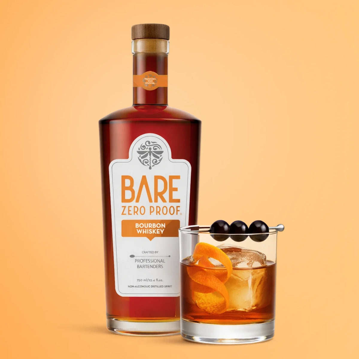 BARE Zero Proof - 0.0% Bourbon Whiskey