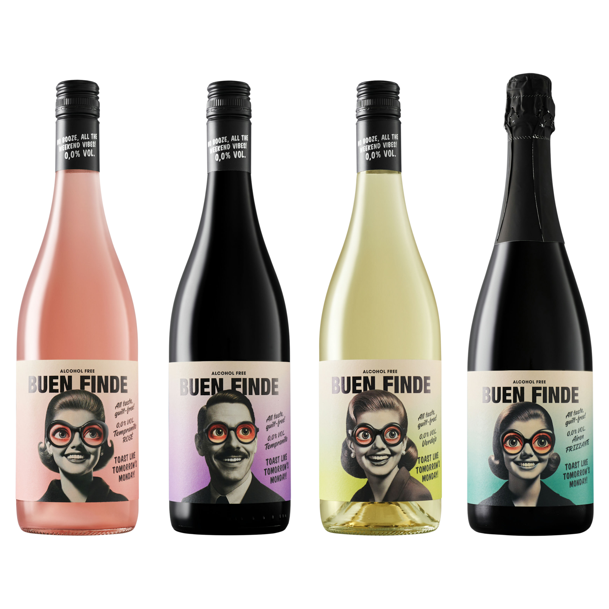 Buen Finde - The 0.0% Wine Set