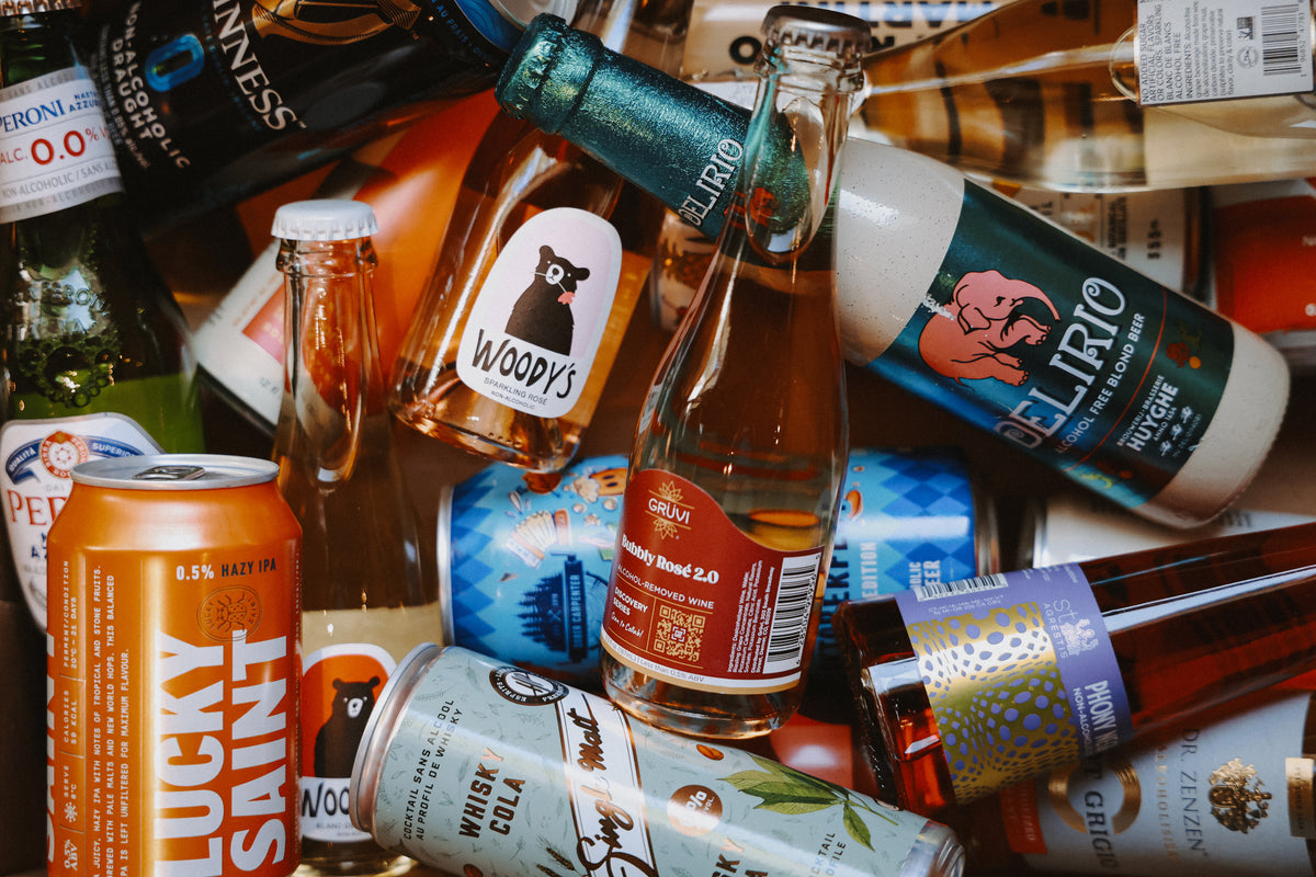 The Søbr Market The Full Pour discovery box featuring premium non-alcoholic drinks