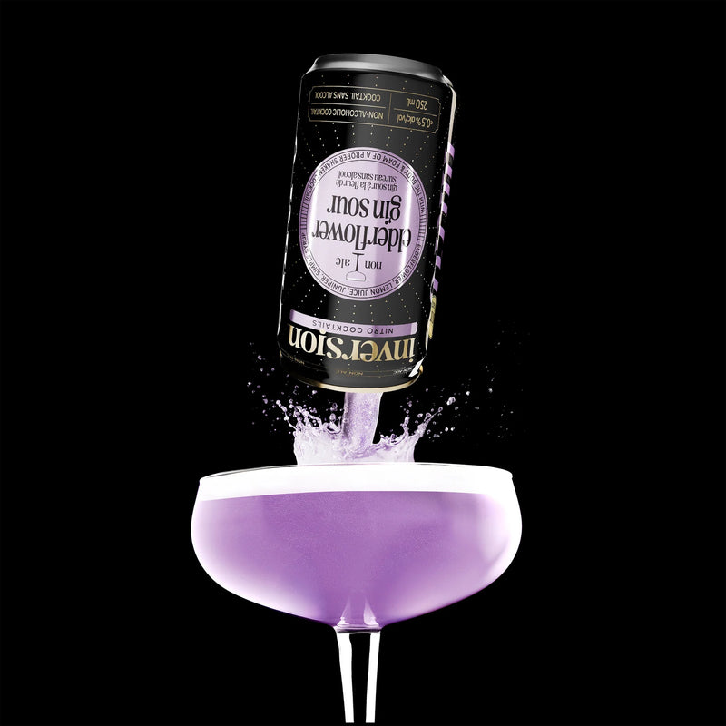 Inversion Nitro Cocktails - Elderflower Gin Sour
