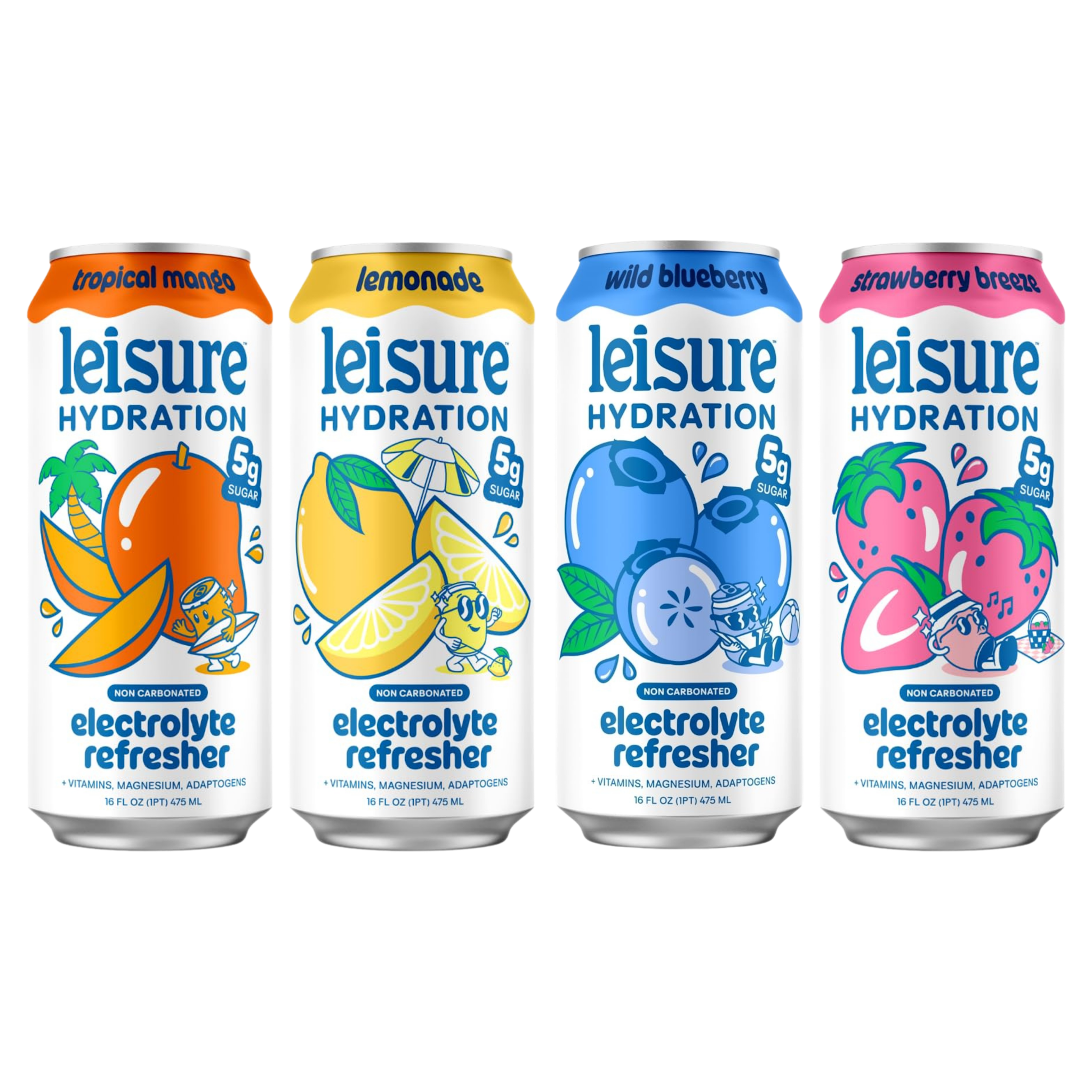 Leisure Hydration - The Full Variety 12 Pack