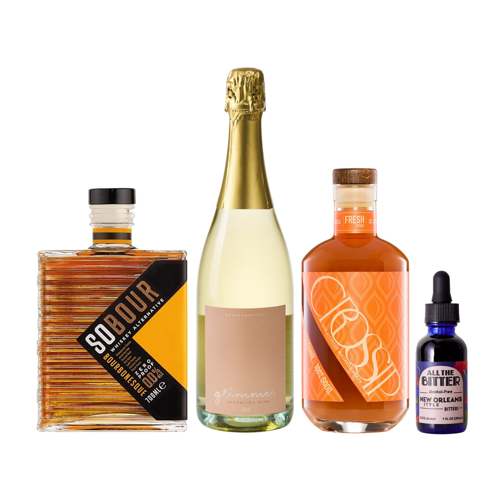 New Year’s Eve Bourbon Champagne Cocktail