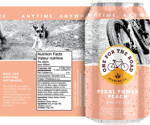 One For The Road - Pedal Power Peach Wheat Ale - Limited Time Offer