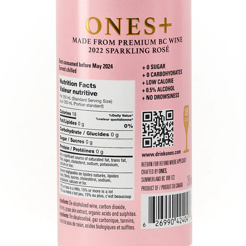 ONES+ Sparkling Rosé - 250ml