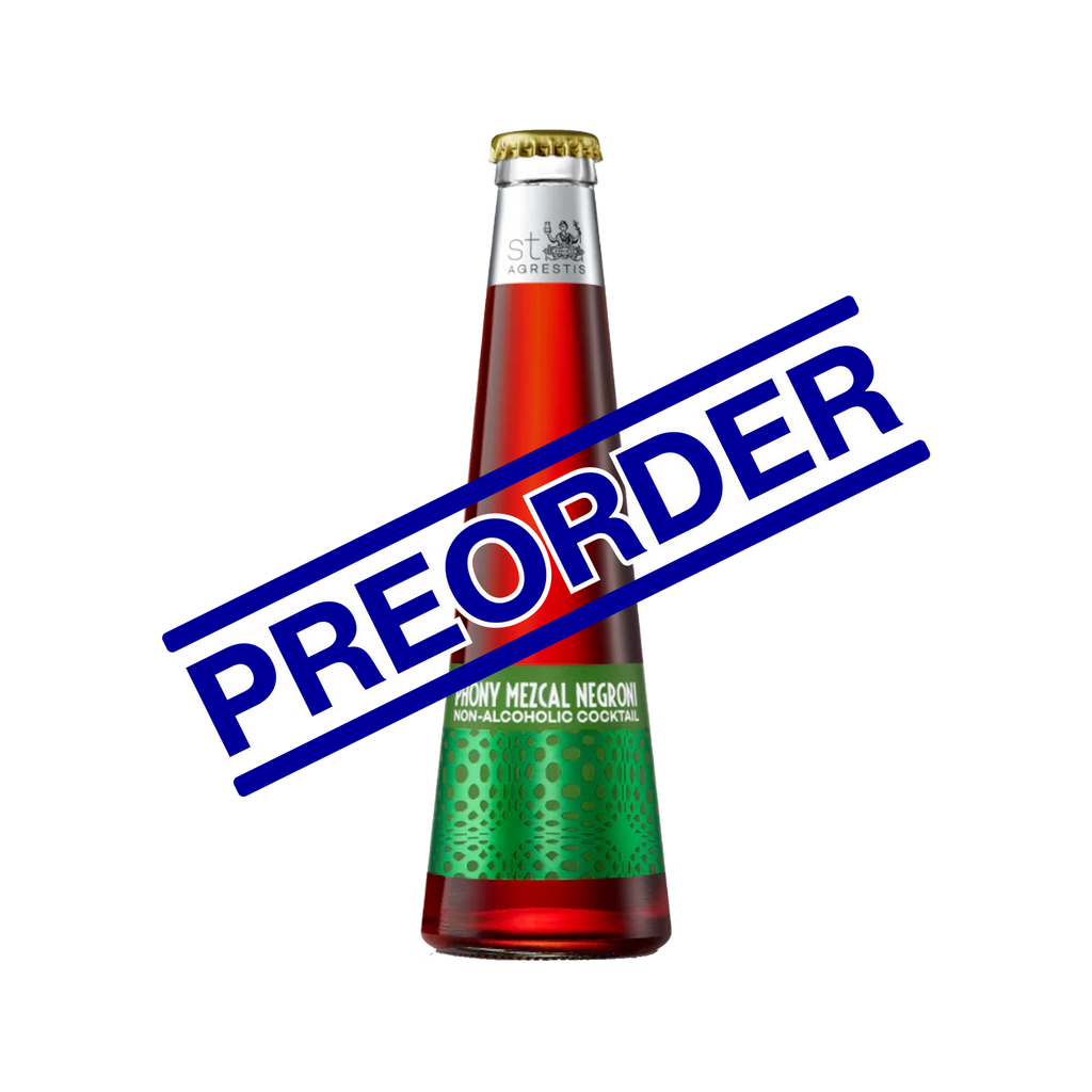 St. Agrestis Phony Mezcal Negroni non-alcoholic cocktail bottle