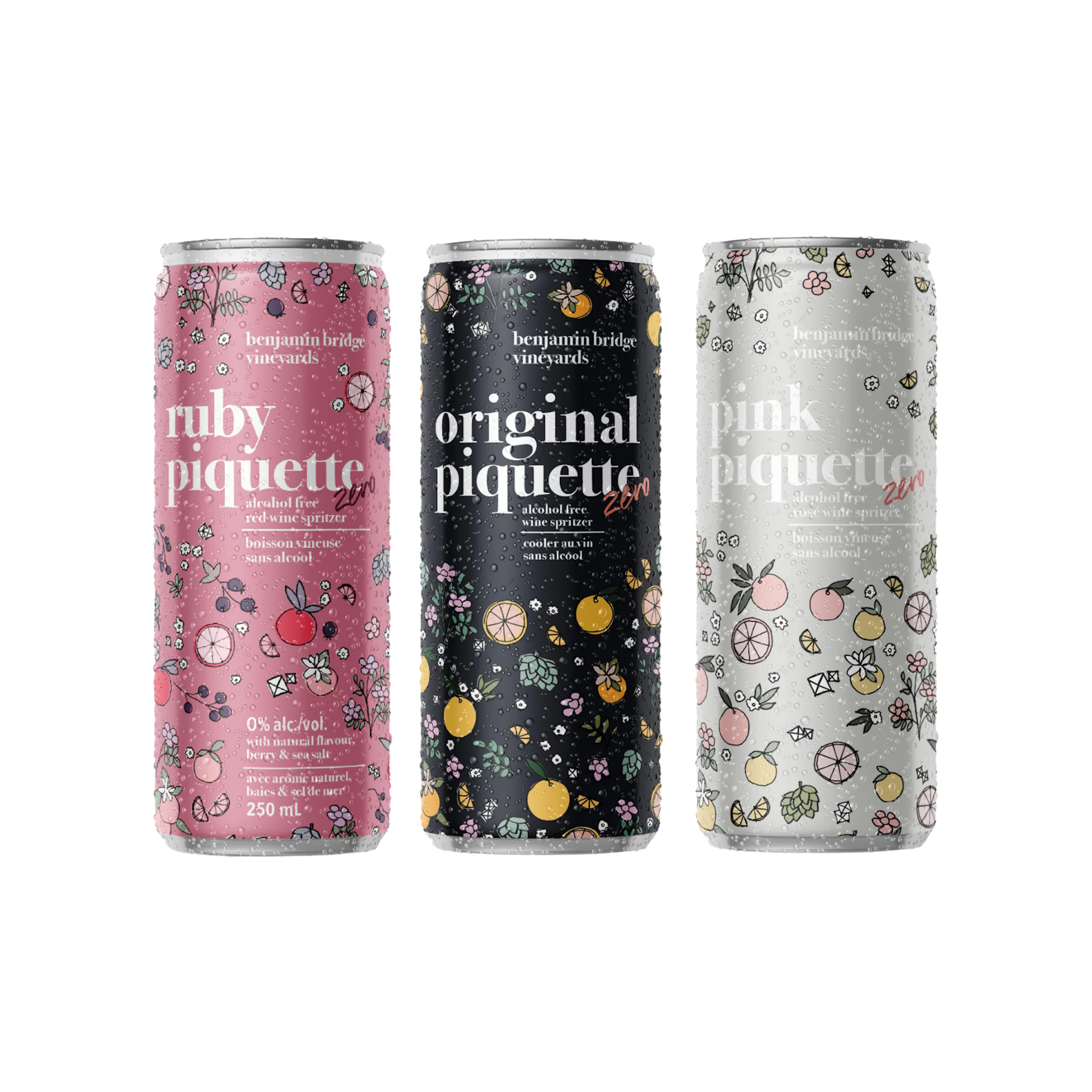 Benjamin Bridge - Piquette Zero Mixer Cans - 6 Pack