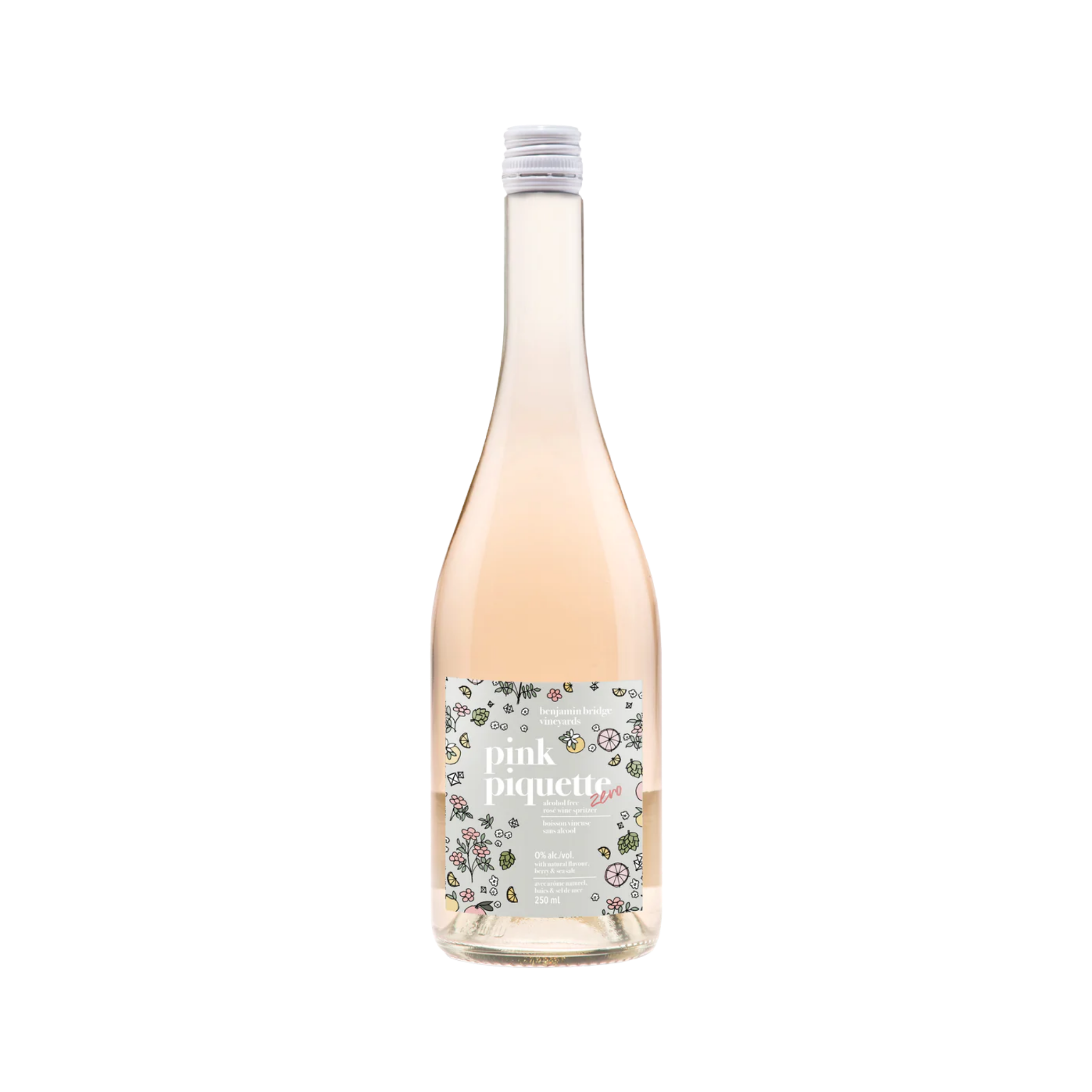 Benjamin Bridge - Piquette Pink Zero - 750mL