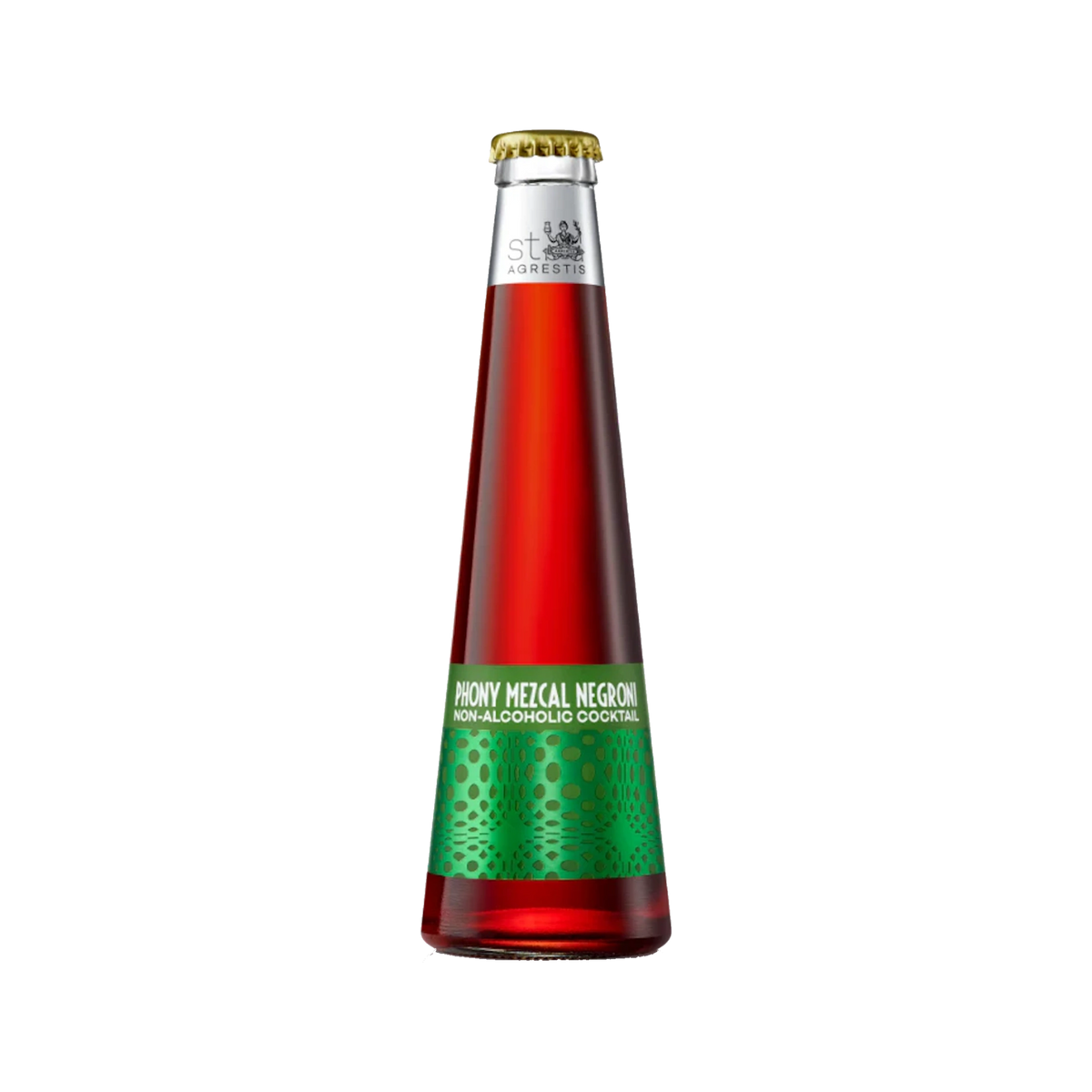 St. Agrestis Phony Mezcal Negroni non-alcoholic cocktail 200ml bottle front