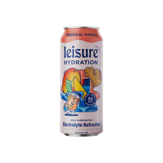 leisure project hydrating wellness-ade mango ginger - Calm, balance, clarity - adaptogenic drink available at The Sobr Market in Winnipeg Canada with Free Shipping and Delivery