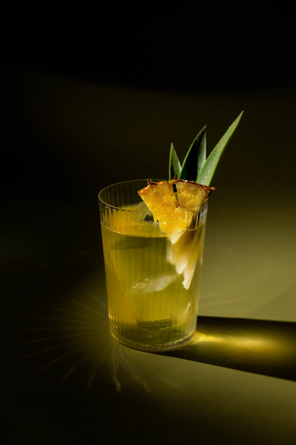 Clarified Mai Tai serving suggestion; fresh ingredients and glassware not included