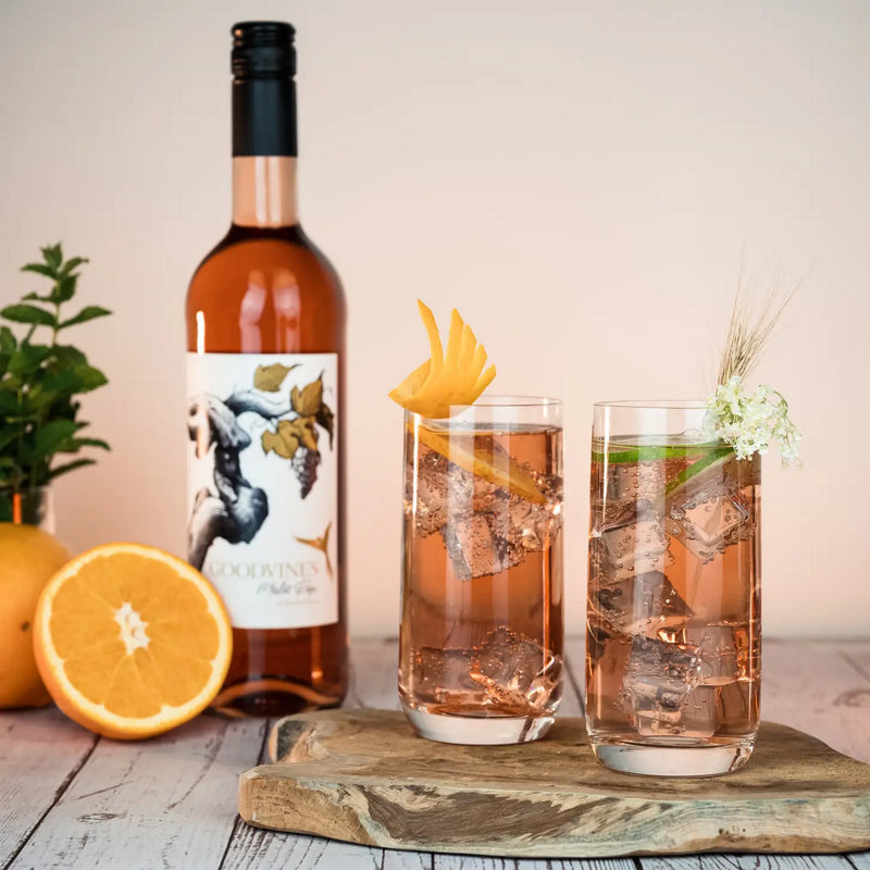 Goodvines Merlot Rose Canada - sophistictaed, delicious great tasting non-alcoholic wine - alcohol free merlot