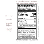 eleve dream adaptogen infused sparkling water, functional beverage low in calories, vegan, organic, nothing artificial