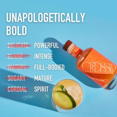 powerful, intense, full-bodied, mature spirit - the NA non-alcoholic option you are looking for