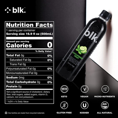 blk water cucumber mint nutrition facts, kosher, micro-nutrients, keto