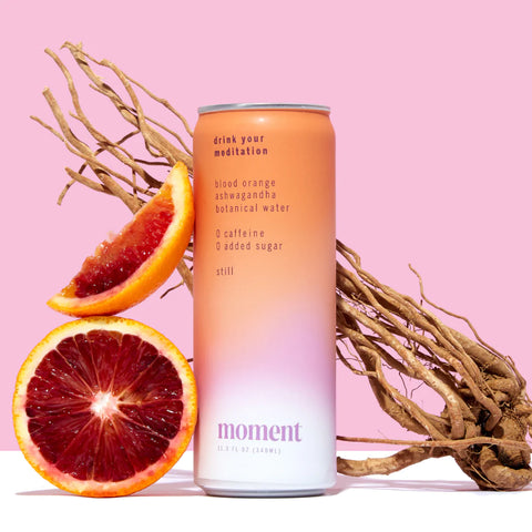 Moment Blood Orange available at The Sobr Market in Winnipeg Canada - free delivery - free shipping in Canada and USA - alcohol free drinks - non-alcoholic drinks