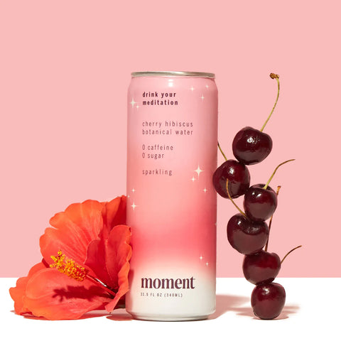Moment Cherry Hibiscus available at The Sobr Market in Winnipeg Canada - free delivery - free shipping in Canada and USA - alcohol free drinks - non-alcoholic drinks