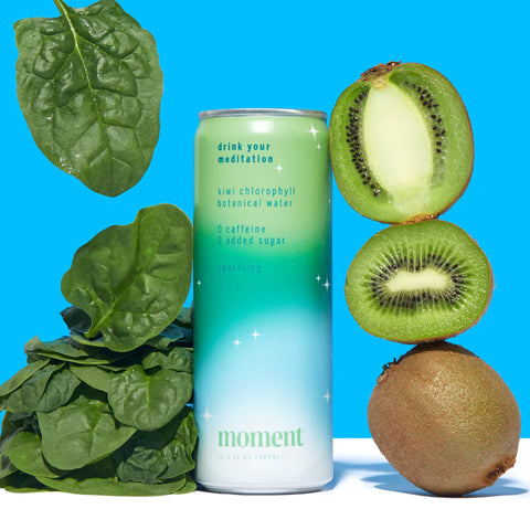 Moment Kiwi Chlorophyll available at The Sobr Market in Winnipeg Canada - free delivery - free shipping in Canada and USA - alcohol free drinks - non-alcoholic drinks