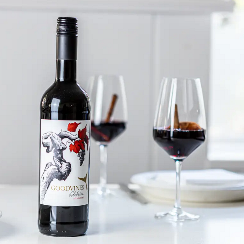 Goodvines gluvine mulled red wine - non-alcoholic wines Canada