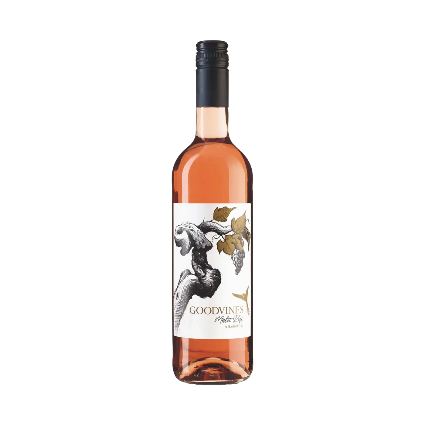 Goodvines Canada - alcohol free merlot rose - great tasting non-alcoholic wine