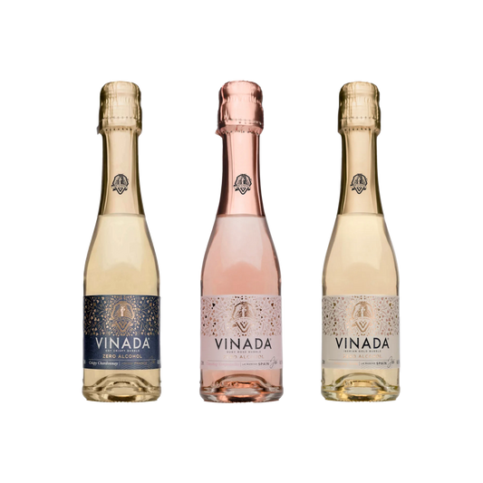 Vinada Mini Bottles Canada - Try all Three variety pack - Single serve sparkling wines