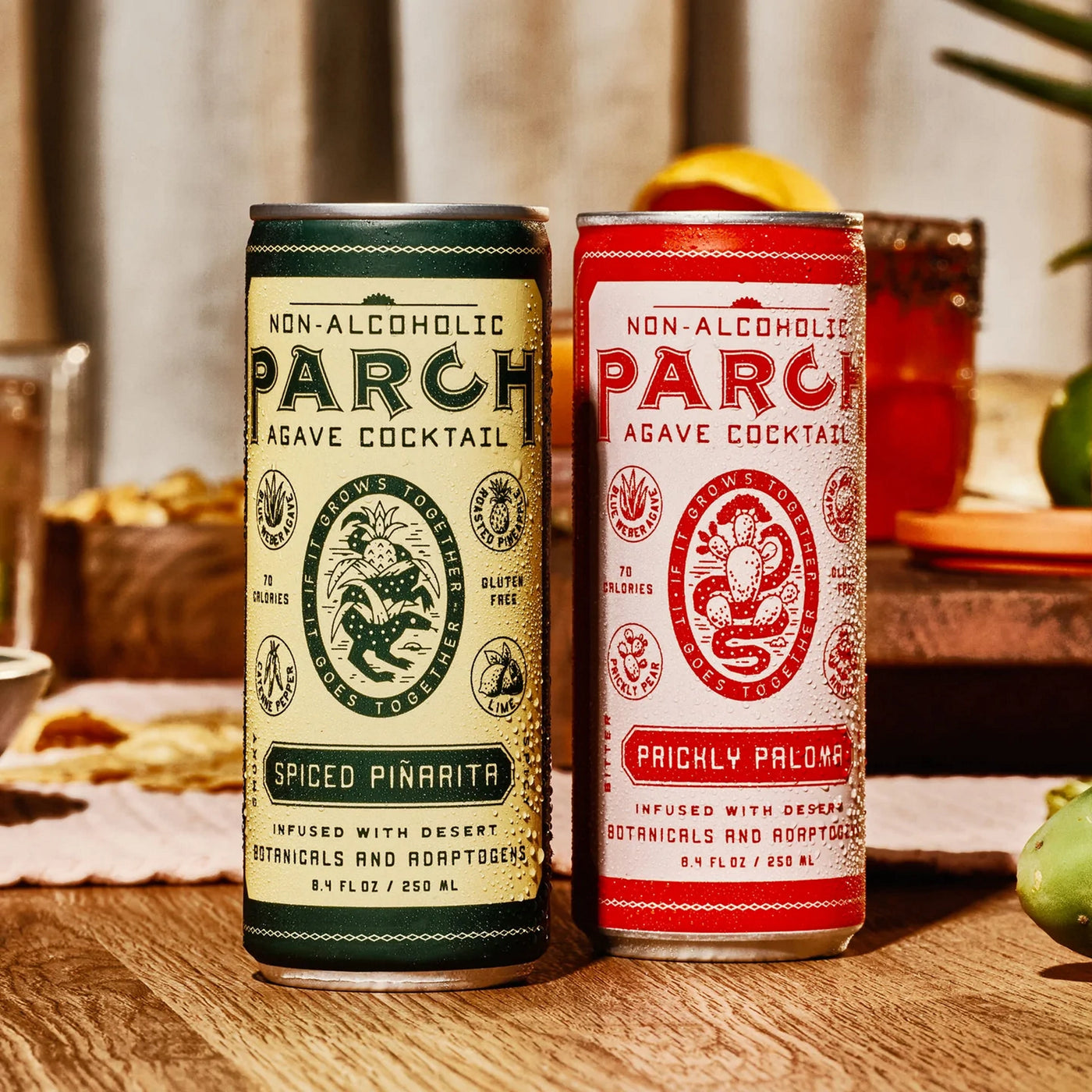 Non-Alcoholic Mixed Pack of mexican inspired cocktails - with adaptogens - an ancient ritual - enjoy the drink and your time
