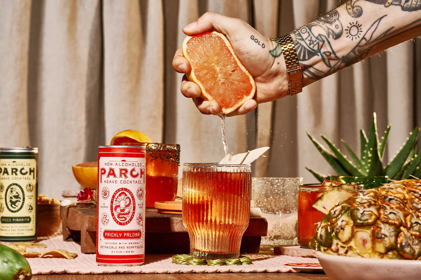 Parch adaptogenic cocktails - conscious drinking - drink responsibly and still have fun