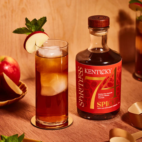Kentucky 74 SPICED - alcohol free spiced whiskey bourbon for excellent cocktails and mixed drinks