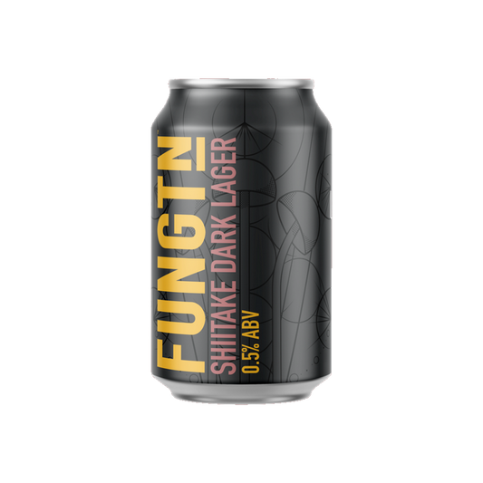 Fungtn Shitake Dark Lager Canada - Alcohol Free Beer Fungtn brewed with adaptogenic mushrooms for a hangover free healthy life
