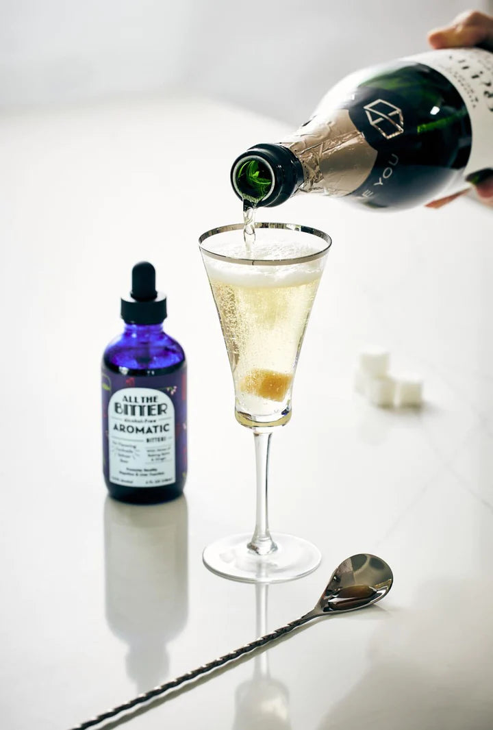 Add bitters to non-alcoholic wines to enhance the flavour and achieve the proper mouth feel