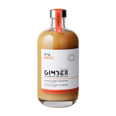 Gimber Brut - Ginger Concentrate - alcohol free drink with bite - low sugar - low calorie alcohol alternative available at The Sobr Market in Winnipeg Canada