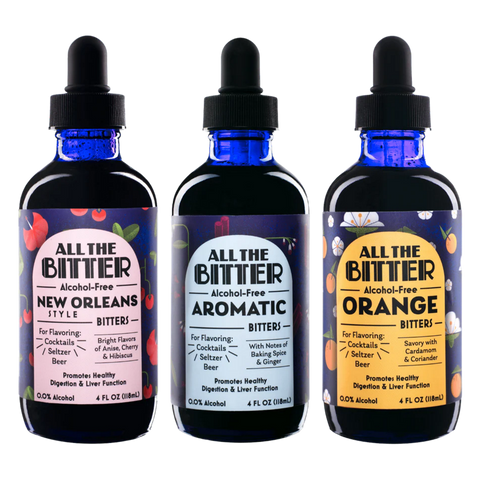 All The Bitter Canada - Alcohol Free Classic Bitters Trio Set- promote healthy digestion and liver function
