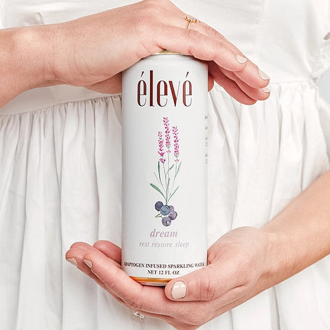 eleve dream adaptogen infused sparkling water, functional beverage available at The Sobr Market in Winnipeg Canada with free shipping and delivery