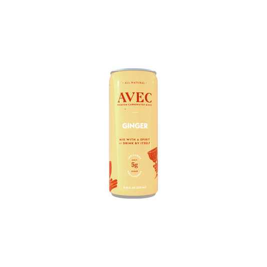 Avec Ginger Premium Carbonated Mixer Low in Sugar High in Taste Ginger and Pineapple Flavours