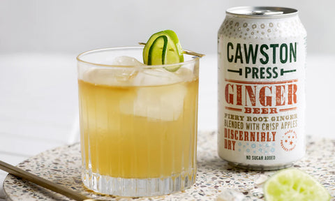 Cawston Press - Ginger Beer Sparkling Beverage - No added Sugar - No Jiggery Pokery - Vegan - All Natural available at The Sobr Market in Winnipeg and Shipping Canada Wide