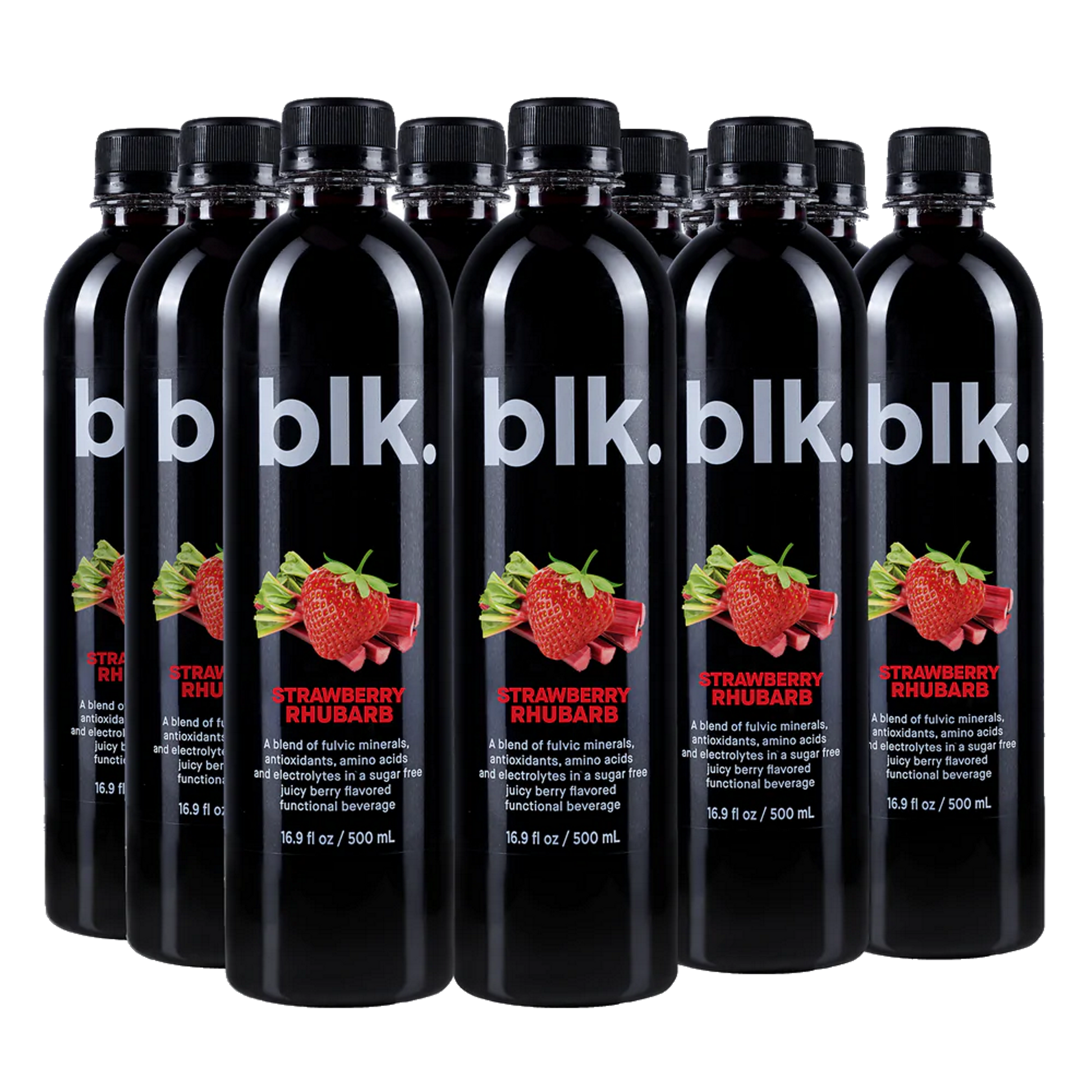 blk strawberry rhubarb - ridiculously good tasting recovery beverage