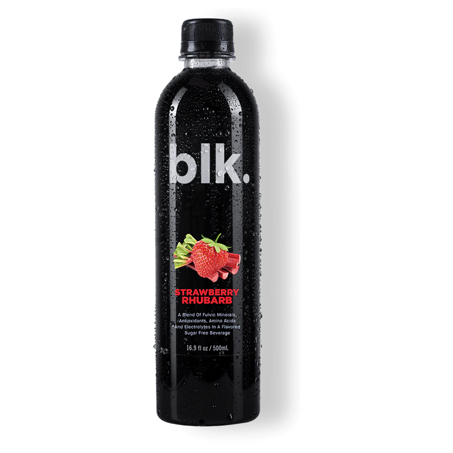 blk water strawberry rhubarb - blend of fulvic minerals, antioxidants, amino acids, electrolytes