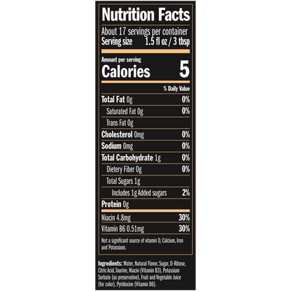 free spirits nutrition facts - low calorie healthy drinks