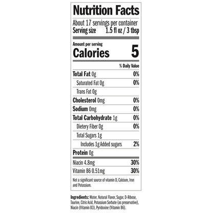 free spirits nutrition facts - low calorie healthy drinks
